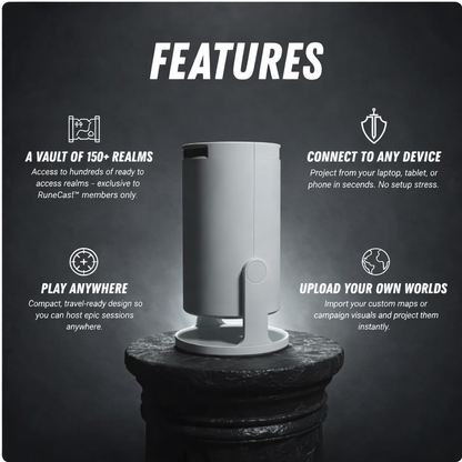 Dungeon View™ Tabletop Map Projector